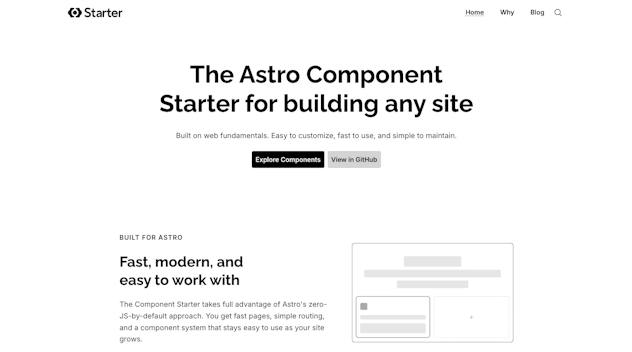 Astro Component Starter | CloudCannon