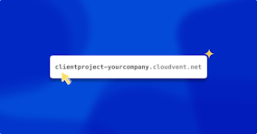 Custom testing domains for professional branding