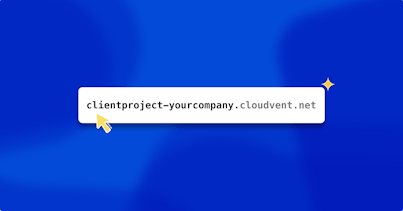 Custom testing domains for professional branding