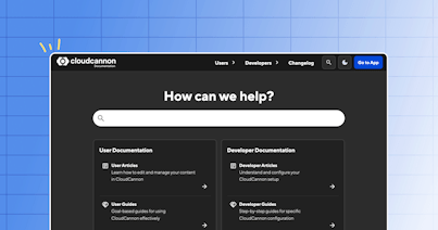 Redesigning CloudCannon’s docs with Diátaxis, Lume, and Pagefind