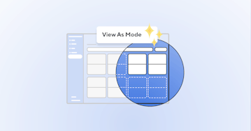 Use View As mode to check a client's permissions