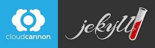 CloudCannon and Jekyll logos