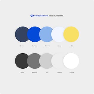 The new CloudCannon colour palette