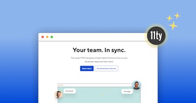 CloudCannon.com is now built with Eleventy!
