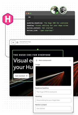 Visual editing for your Hugo sites