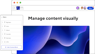 Visual editing and page building with CloudCannon CMS for marketers