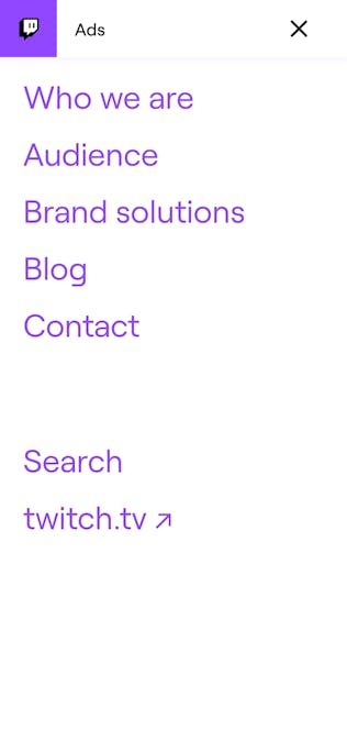 Twitch Ads Menu