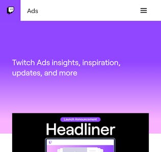 Twitch Advertising